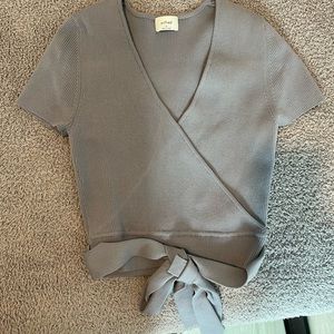 Aritzia Wilfred “All Tied Up Top”